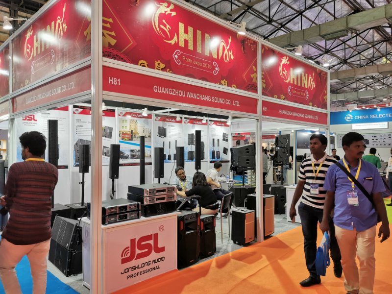 JSL草莓视频免费下载观看音響出席印度孟買PALM Expo India 2019