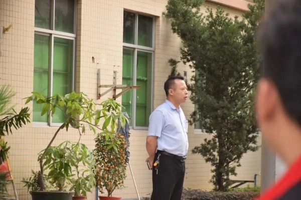 四月也要元氣滿滿！萬昌公司昨日召開全體動員晨會